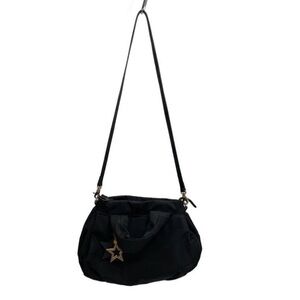 See By Chloe Black Crossbody Bag with Gold Star Charm